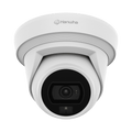 Hanwha QNE-C9013RL 4K AI Dual Light Flateye Camera, 3mm Fixed Lens, White