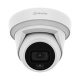 Hanwha QNE-C9013RL 4K AI Dual Light Flateye Camera, 3mm Fixed Lens, White