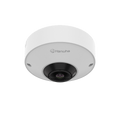 Hanwha QNF-C9010 12MP AI Fisheye IP Camera, 7.3W PoE, 1.76mm Fixed Focal Lens