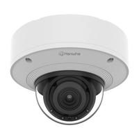 Hanwha XNV-8081R/KAP 5 MP Vandal-Resistant IP Outdoor Dome Camera, 3.6-9.4mm Varifocal Lens, White