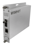 Hanwha TMC-FSCM1POEM-A TMC-F Series 100M Media Converter with PoE+ Output