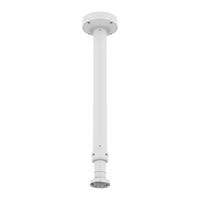 Hanwha SBP-156CMW Telescoping Ceiling Mount for PTZ Plus, White