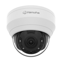 Hanwha QND-8010R/KAP Series 5MP IR Dome IP Camera, 2.8mm Fixed Lens, White, TAA Compliant