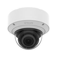 Hanwha XND-A9085RV 8MP IR Indoor Dome AI Camera, 4.4–9.3mm Varifocal Lens, White