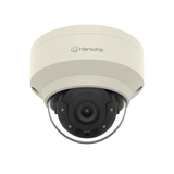 Hanwha XNV-8030R X-Series 5MP IR Outdoor Vandal Dome Camera, 4.6mm Fixed Lens, Ivory