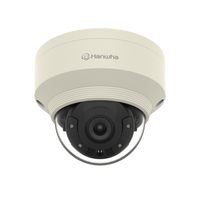 Hanwha XNV-8030R X-Series 5MP IR Outdoor Vandal Dome Camera, 4.6mm Fixed Lens, Ivory