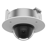 Hanwha XND-6081FZ/KAN X-Series 2MP Flush Mount IP Dome PTRZ Camera, 2.8-12mm Varifocal Lens, White
