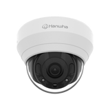 Hanwha QND-7022R Q Series 4MP IR IP Dome Camera, 3.6mm Fixed Lens, Built-In Microphone, Plastic, White