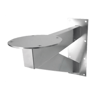Hanwha HT-E-BPW6800 Wall Mount for Surveillance Camera Polished Stainless Steel
