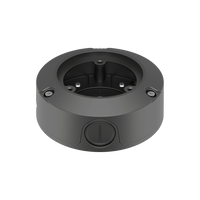 Hanwha SBO-100B1 Back Box for QNO, HCO, and SNO Series Bullet Cameras, Dark Gray