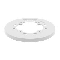 Hanwha SBP-140C Tile‑Grid Ceiling Mount Cover Plate, 5.93 x 5.93 x 0.39″, White