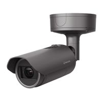 Hanwha XNO-8082R/KAP Series 6MP IR Bullet IP Camera, 2.8-8.4mm Varifocal Lens, Dark Gray, TAA Compliant
