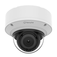 Hanwha XND-8081RV/KAP 5MP Vandal-Resistant Indoor IP Dome Camera, 3.6-9.4mm Varifocal Lens, IP52, IK10, White