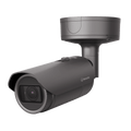 Hanwha PNO-A6081R P-Series 2MP Indoor/Outdoor HD IR Bullet AI Camera, Dark Gray