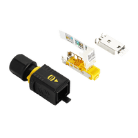 Hanwha Vision SPP-K004EP RJ45 Push-Pull Ruggedized Connector Kit