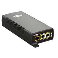 Hanwha SPO-6011 60W HPoE Injector, Built-in SFP Slot