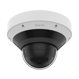 Hanwha PNM-C9022RV/KEX Series 8MP AI IR Panoramic IP Camera, 2.8mm Fixed Lens, White, TAA Compliant