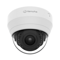 Hanwha QND-6082R Q-Series 2MP IR Vandal Dome Camera, 3.2-10mm Varifocal Lens, White