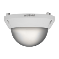 Hanwha SPB-VAW72 Dome Cover for Outdoor Cameras, White Q/L series, Smoked with White Case