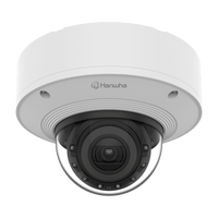 Hanwha XNV-9082R X-Series 8MP Outdoor IR Vandal Dome Camera, 2.8-8.4mm Varifocal Lens, White