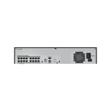 Hanwha WRN-1632S-6TB Wisenet Edge Wave NVR with USB Mouse and Rack Mount Brackets, 2U, Intel Based, 6TB, Metal, Black