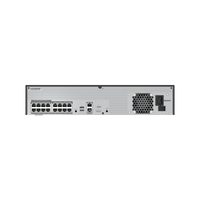 Hanwha WRN-1632S-6TB Wisenet Edge Wave NVR with USB Mouse and Rack Mount Brackets, 2U, Intel Based, 6TB, Metal, Black