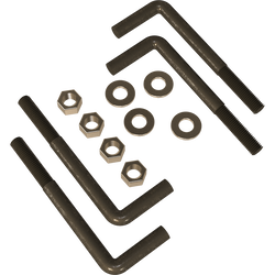 PEDESTAL PRO L-Bolt-500 L-bolt Pedestal Mounting Kit - 1/2" Bolts