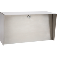 PEDESTAL PRO Lando-SS-12x8-E 12x8 Landscape Stainless Housing