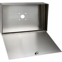 PEDESTAL PRO Lando-SS-20x14-E 20x14 Landscape Stainless Housing