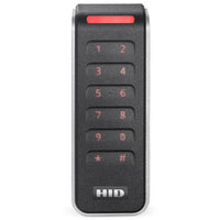 HID 20KNKS-00-000TG5 Signo 20K Series Mullion Mount Contactless Smartcard Keypad Reader, Multi-Technology, Mobile Ready, Black/Silver