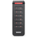 HID 20KHNKS-03-0005HB Signo 20K Narrow Contactless Smartcard Keypad Reader, BAA, Pigtail, Custom Profile, Black and Silver