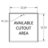 PEDESTAL PRO MC-CS-24-E 24" Square Steel Housing