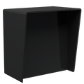 Pedestal Pro MC-PC-10-E-BLK 10" Square Polycarbonate Housing