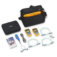Fluke MFTK1200 MultiFiber Pro 850nm Multimode Kit, Includes MultiFiber Pro Power Meter, 850nm Light Source, Test Reference Cords, MPO Adapters, Magnetic Strap Attachments and Carrying Case