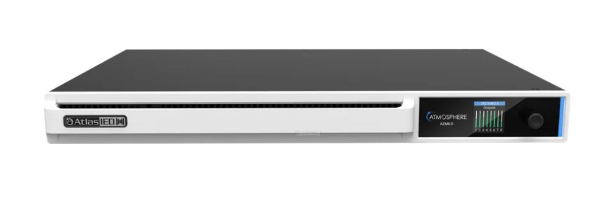 Azm8 AtlasIED AZM8-D Atmosphere 8-Zone Audio Processor Dante – Silarius