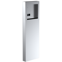 Pedestal Pro MX-SS-12F 54" Stainless Pedestal - ButterflyMX 11.6" Recessed Video Intercom