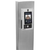 Pedestal Pro MX-SS-7S 54" Stainless Pedestal - ButterflyMX 7" Surface Video Intercom