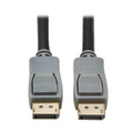 Eaton Tripp Lite P580-070-4K6 Tripp Lite Series DisplayPort Cable with Latching Connectors (M/M), 4K 60 Hz, HBR2, 4:4:4, 70' (21.3m), Black