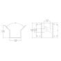 Pelco SRXV2-CRNMT-1001 Corner Mount Adapter for Sarix Value 2 Series Cameras, Aluminum