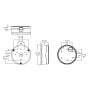 Pelco SRXV2-JBX-1003 SARIX VALUE 2 Junction Box