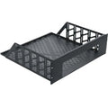 Middle Atlantic RSH4A4M RSH Series Anodized Custom Rack Shelf, 14" Deep, RU, Black