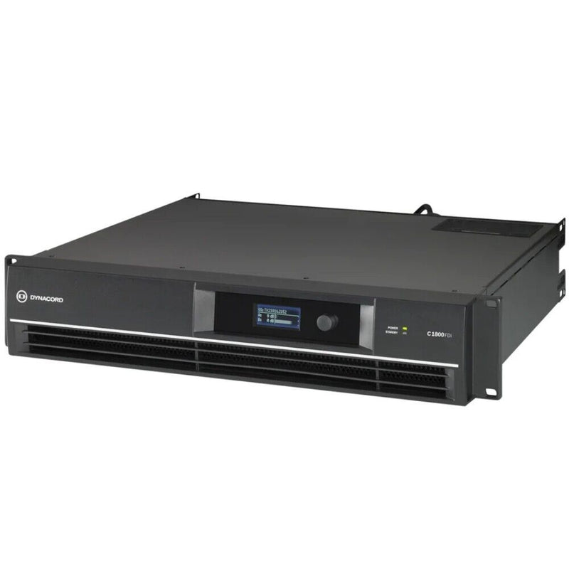 DYNACORD C1800FDI Rackmount 2x950w DSP Install Power Amplifier F.01U.314.187