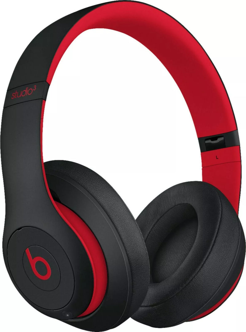 IN STOCK! Beats by Dr. Dre Beats Studio³ Wireless Noise Cancelling Headphones - Black/Red (MNET2LL/A)