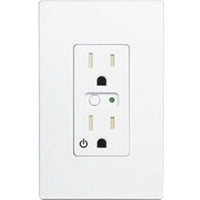 Linear WO15EMZ5-1 GoControl Z-Wave Plus Single Wall Outlet, Remote On/Off Control, White