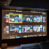 Draper 256012 133" Borderless StyleLine Fixed Projection Screen, HDTV, Matt White XT1000VB