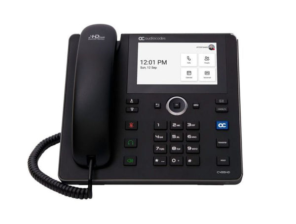 AudioCodes C455HD IP-Phone POE GBE Black