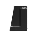 Havis K9-A-123-B Dual K9 Divider With Door For 2011-2026 Dodge Durango Standard K9 - Black