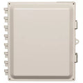 AccelTex ATS-00125 12x10x6 Polycarbonate Enclosure with Solid Door, Latch Lock & 6 N-Style Holes