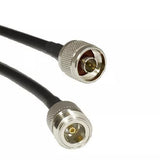 AccelTex ATS-00372 195 Series N-Style Jack to N-Style Plug 5 ft Cable Assembly