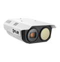 FLIR 427-0102-35-00 Triton FH-612-ID FH Series Multispectral Fixed Thermal Security Camera with 50 mm Lens, 640X512 Thermal, 4K Visible, White